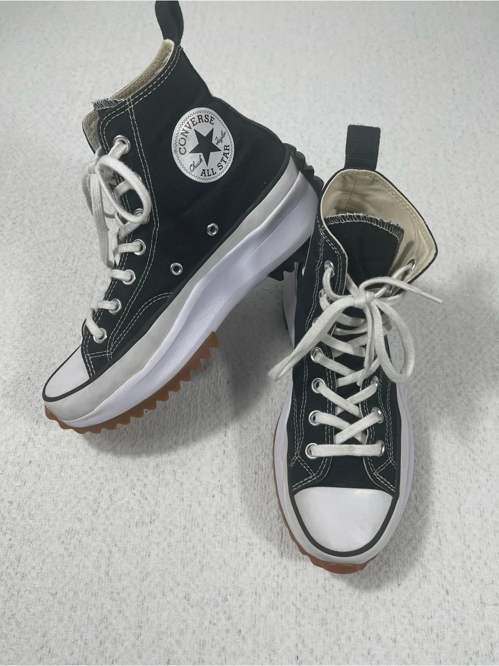 Converse Chuck Taylor All Star High Top Sneakers W/Chunky Sole. Men6/Wm7.5 #0396